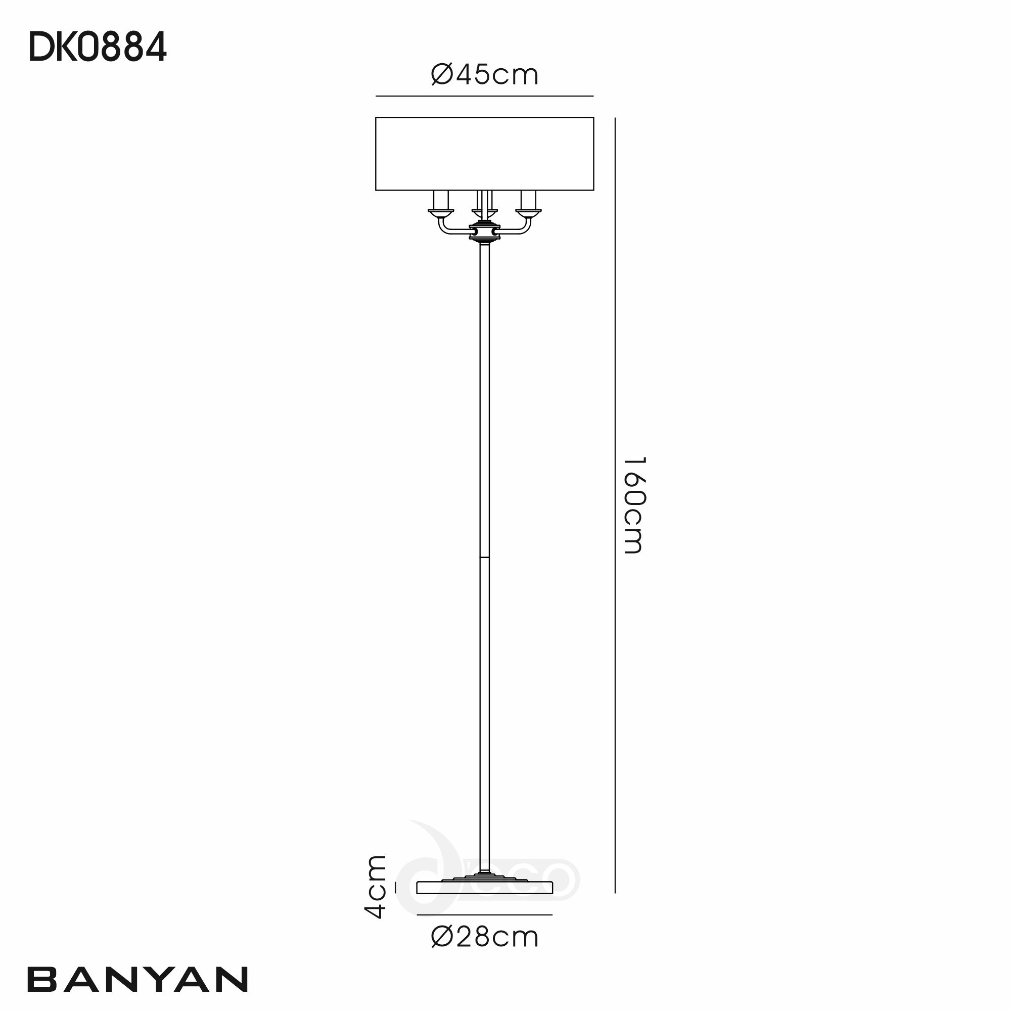 Banyan PN IV Floor Lamps Deco Shaded Floor Lamps Banyan PN IV Floor Lamps Deco Shaded Floor Lamps